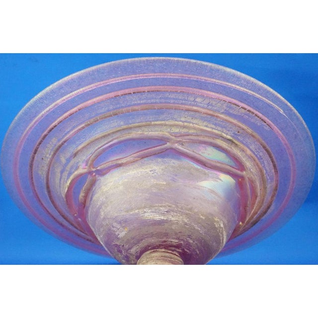 Iridescent Pink Murano Glass Vase from Seguso, 1900s For Sale - Image 16 of 18