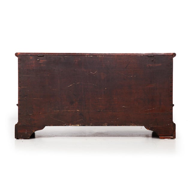 18th Century American Chippendale Walnut Blanket Chest Circa 1780s For Sale - Image 6 of 18