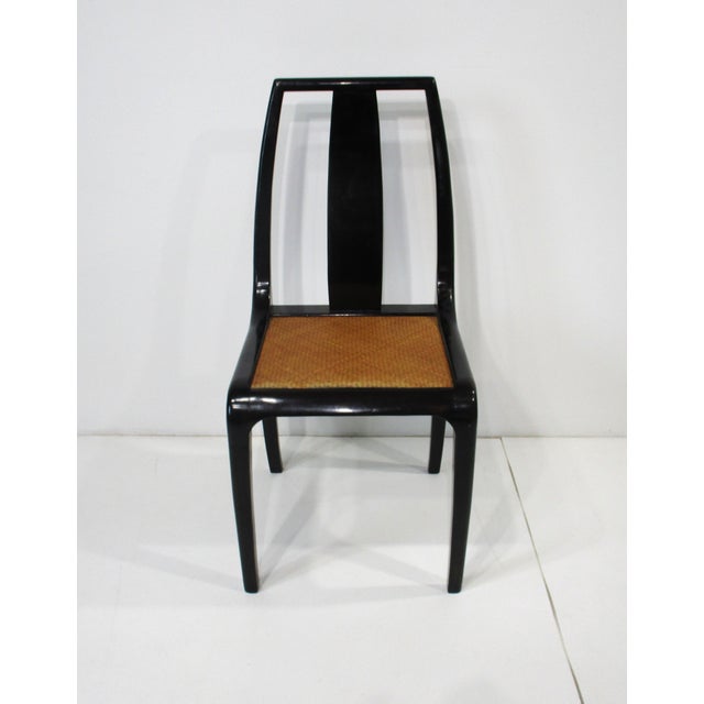 Wood Mid 20th Century Asian Modern Desk and Chair in the Style of Po Wah Hong Kong For Sale - Image 7 of 12