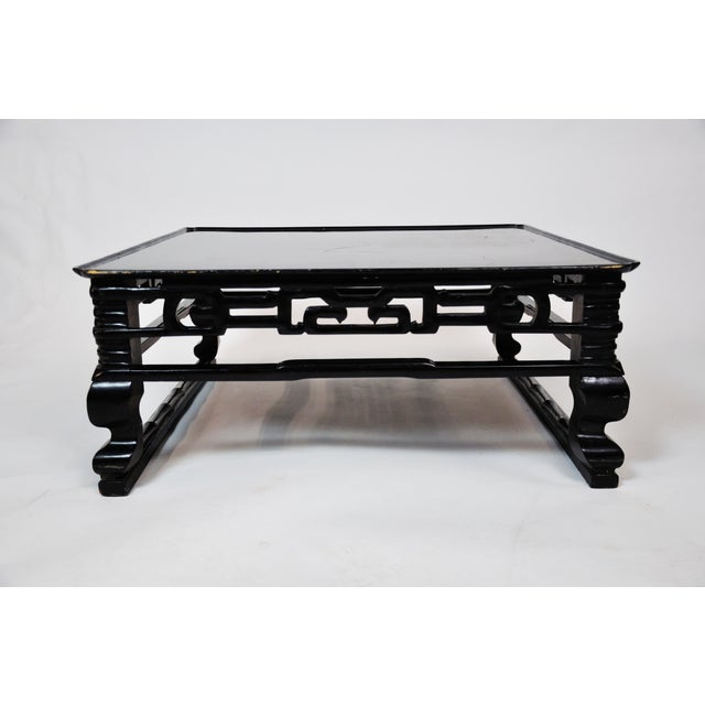 Vintage Italian Low Black Lacquer Coffee Table Chairish