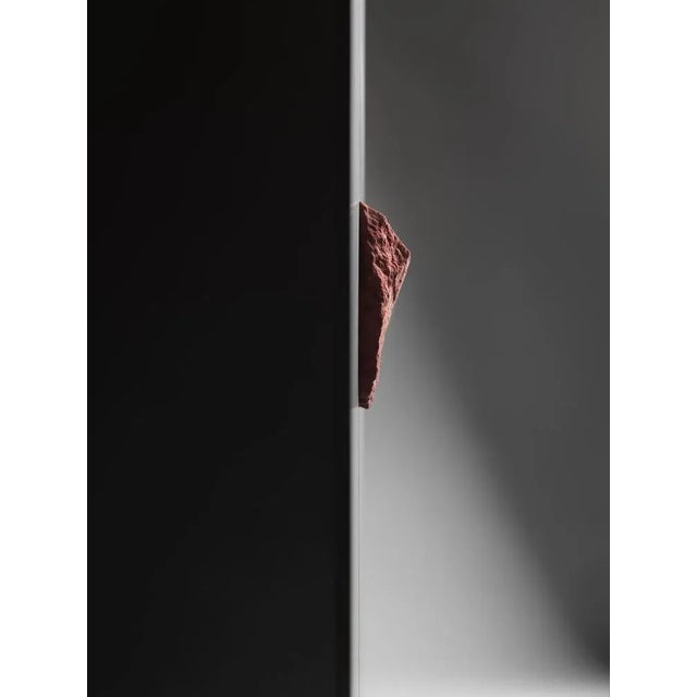 Cabinet with Thulite by Pierre De Valck For Sale - Image 6 of 7