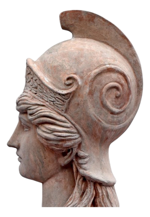 Herma of Athena in Terracotta, 1900s