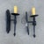 Antique Spanish Wrought Iron Sconces - Pair For Sale In Los Angeles - Image 6 of 11