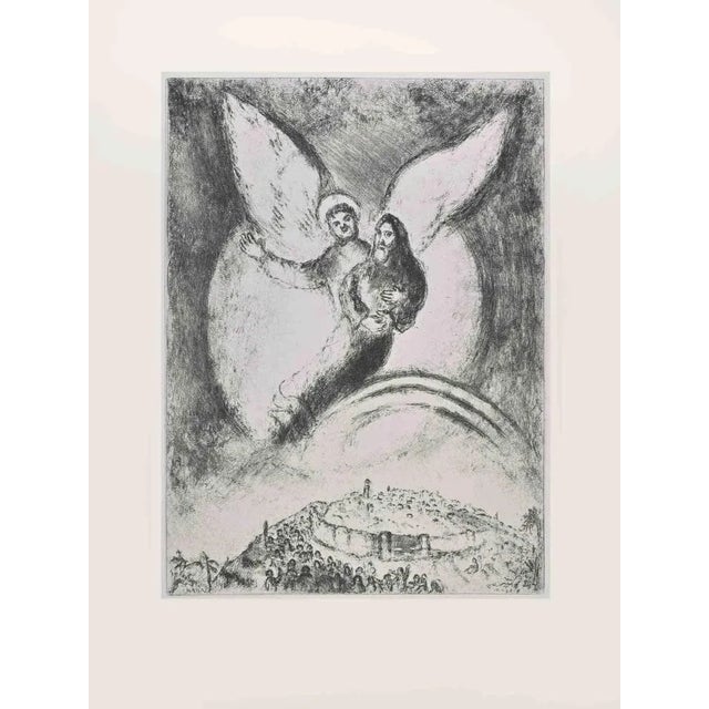 Etching on Montval wove paper, realized by Marc Chagall in 1931-39 and published by Tériade in 1956. Edition of 275+30 out...