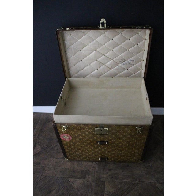 Hat Trunk in Woven Canvas from Louis Vuitton, 1890s For Sale - Image 14 of 18