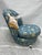 Art Deco Vintage Upholstered Slipper Chair For Sale - Image 3 of 10