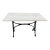 Authentic French Iron & Stone Bistro Table For Sale