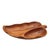 Vintage Monkey Pod Wood Leaf Serving Tray For Sale - Image 4 of 6
