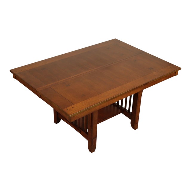 Hamilton & Spill Mission Oak 60 inch Square Oak Dining Table Chairish