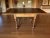 Proffessionally restored barley twist draw leaf table. Table is sturdy and strong with hand turned barely twist legs....