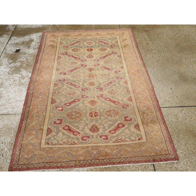 Mid 20th Century Galerie Shabab Collection Mid-20th Century Turkish Sivas Rug For Sale - Image 5 of 9