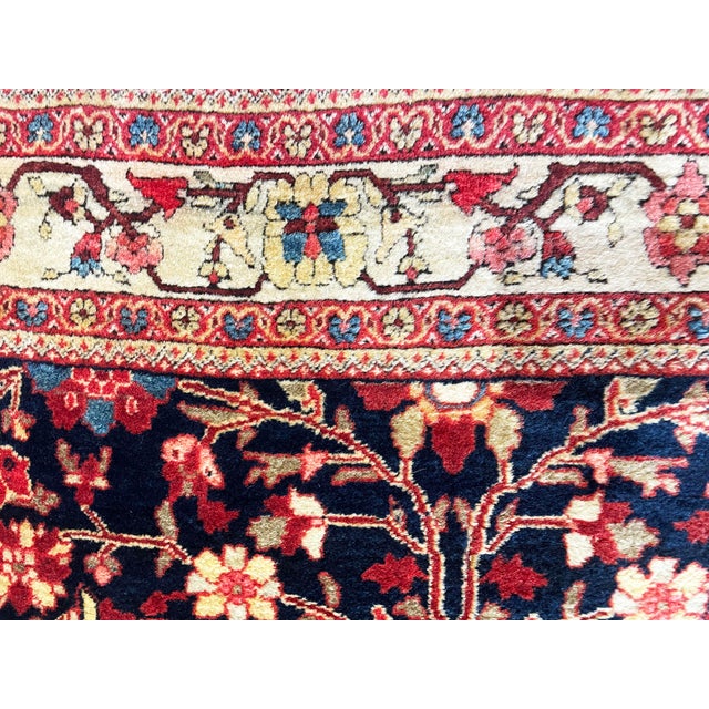 Textile Antique Persian Feraghan Rug For Sale - Image 7 of 10