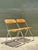 Chrome Vintage Italian Chrome and Cane Folding Chairs - A Pair For Sale - Image 8 of 18