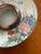 Transitional Mid 20th Century Hand Painted Ceramic Asian Parrot, Floral and Cloisonné Ashtray/Catchall For Sale - Image 3 of 6