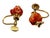 Vintage 18Kt Gold/ Coral Set of Earrings and Ring Size 4 For Sale In New York - Image 6 of 9