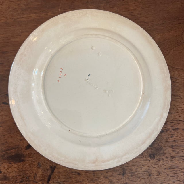 Antique 1800s English Wedgwood Cyclamen Plates - Set of 4 For Sale In New York - Image 6 of 6