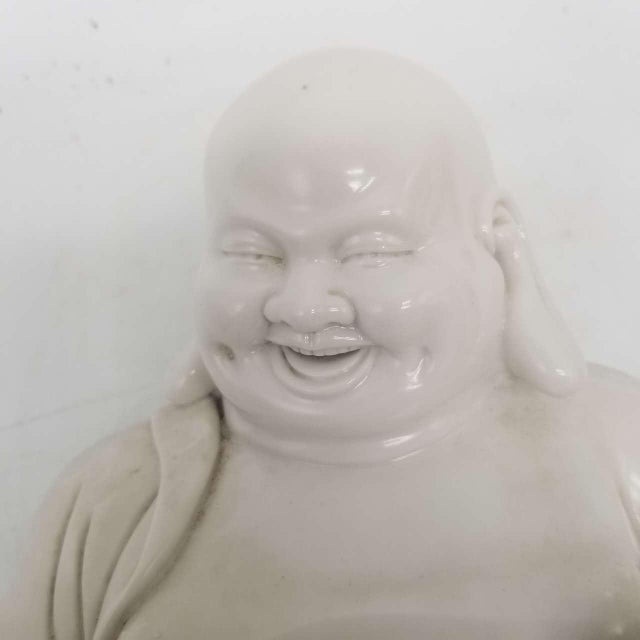 Antique-Style Japanese Porcelain Hotei Buddha Figure For Sale - Image 14 of 16