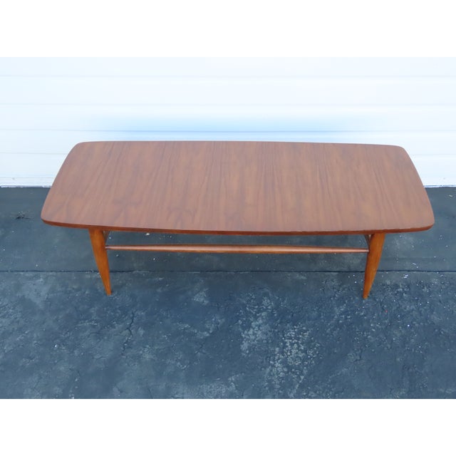 Mid Century Modern Long Low Coffee Table 6402 For Sale - Image 10 of 12