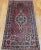 Early 20th Century Vintage Persian Bidjar Gallery Rug, Hand-Knotted Wool, Geometric Medallion Pattern, Red & Navy, 5’ X 9’ For Sale - Image 5 of 12