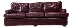 Vintage Hickorycraft Leather Sofa