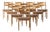 Dining Chairs by Henning Kjærnulf, 1960s, Set of 10 For Sale
