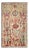Rug & Kilim’s Agra Inspired Modern Rug in Red, Beige-Brown Floral Pattern For Sale