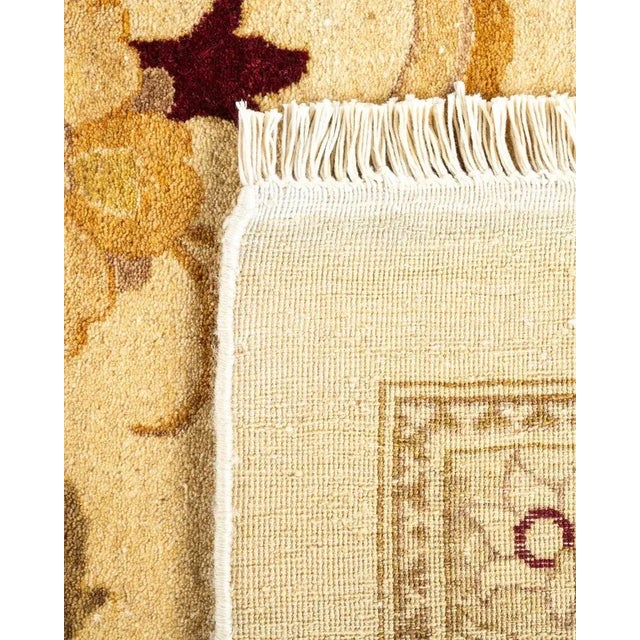 2000 - 2009 Mogul, One-of-a-Kind Hand-Knotted Area Rug in Ivory, 12' 3" x 15' 0" For Sale - Image 5 of 8