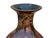 Chinese Brown Lacquer Golden Scenery Decorative Wood Vase Art For Sale - Image 9 of 16
