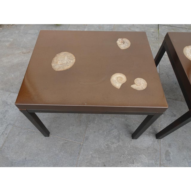 Belgian Side Tables attributed to Ado Chale, 1970s, Set of 2 For Sale - Image 10 of 18