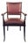 Mid-Century Italian Leather Desk Armchair by Vittorio Dassi, 1950s For Sale