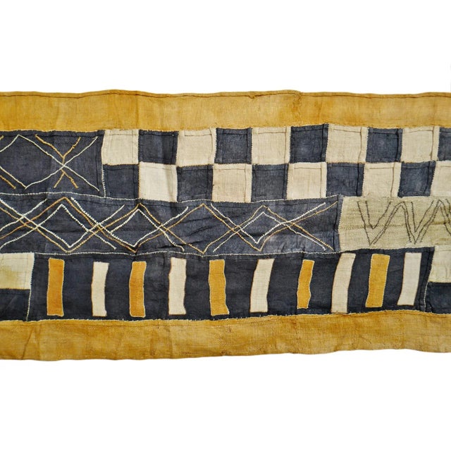 Traditional Kuba cloth hand made from the indigenous people of the Congo. The process of making Kuba Cloth is extremely...