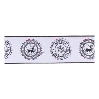 North Pole Holiday Ribbon (Set of 2) For Sale