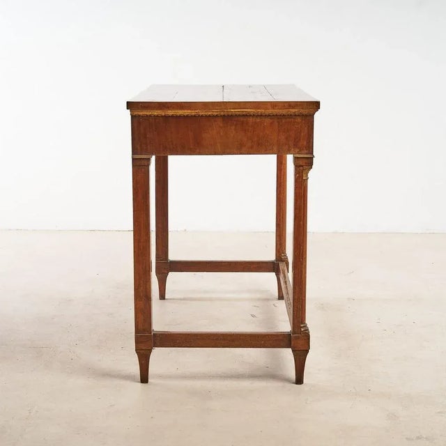 Empire Console in Walnut For Sale - Image 5 of 7