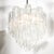 Mid-Century Modern Mid-Century Modernist Hand-Blown Murano Angular Tronchi Glass Chandelier For Sale - Image 3 of 18