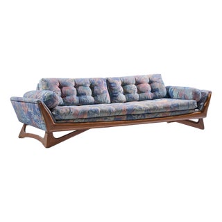 Adrian Pearsall for Craft Associates Mid Century Gondola Sofa For Sale