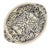Late 20th Century Signed American Studio Pottery Floral Oval Serving Platter For Sale - Image 4 of 18