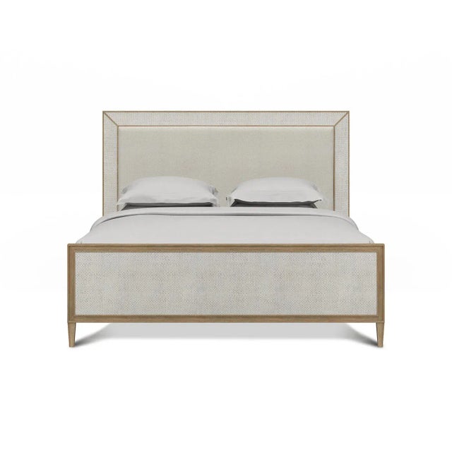 This stunning bedframe combines the relaxed elegance of coastal design with modern sophistication, creating a tranquil...
