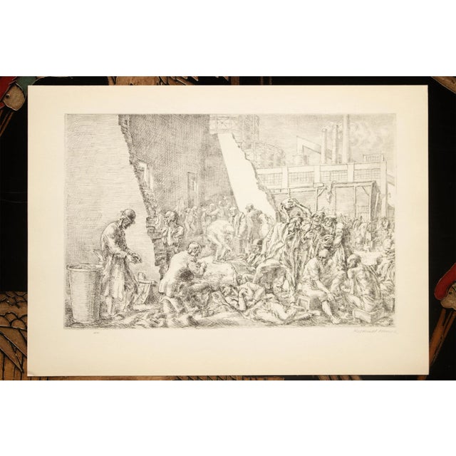 1939 After Reginald Marsh "The Jungle", First Edition Period Offset Lithograph For Sale In Dallas - Image 6 of 10