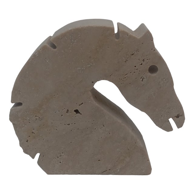 Italian Travertine Horse by Fratelli Mannelli, 1970s For Sale