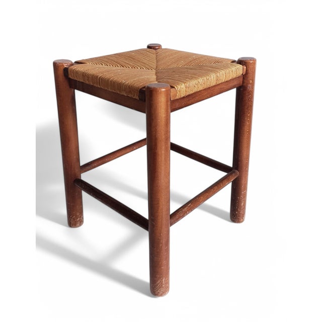 Dordogne Stool in the style Charlotte Perriand for Robert Sentou, France, 1950s For Sale - Image 13 of 13