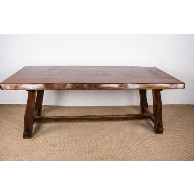 Large Brutalist Style Dining Table by Olavi Hänninen for Mikko Nupponen, 1960 For Sale - Image 10 of 18