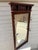 Pulaski Mahogany Hall Tree with Decorative Frosted Glass Mirror and Marble Top. Great condition. Minimal household wear....