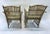Vintage Chinoiserie Style Bamboo Armchairs , Pr For Sale - Image 4 of 11