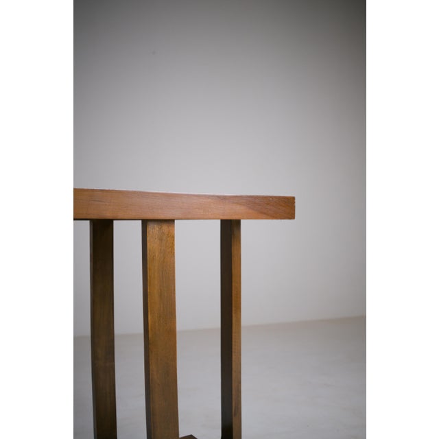 Wood French Art Deco Modernist Side Table, 1930s For Sale - Image 7 of 18