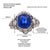 1930s 4.02 Carat No Heat Ceylon Sapphire in Platinum Art Deco Ring, Size 6 For Sale - Image 15 of 15
