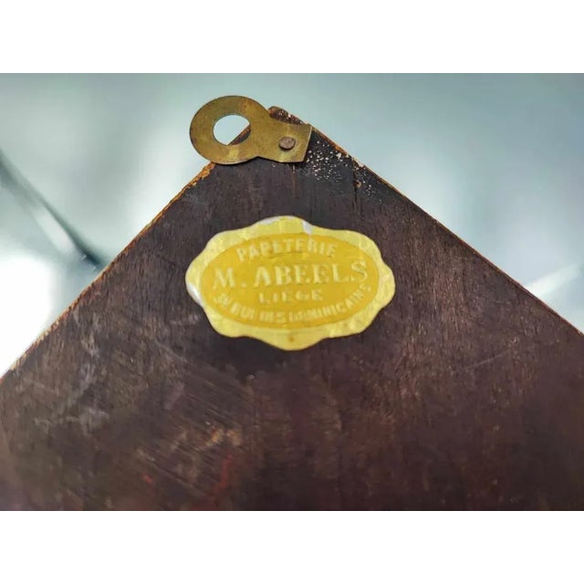 Brown Vintage Wooden Triptych, 1950s-1970s For Sale - Image 8 of 10