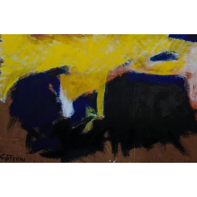 Giorgio Lo Fermo, Informal Painting, 2015, Oil on Plywood For Sale - Image 4 of 6