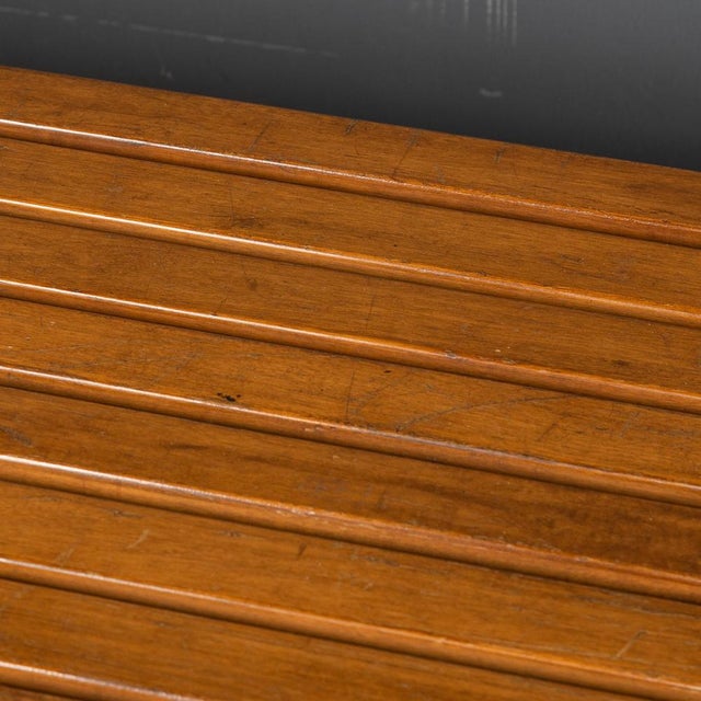 Wood Scandinavian Teak Bench, 1950s For Sale - Image 7 of 11