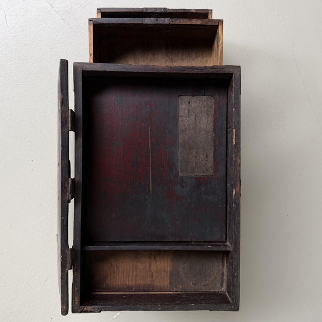 Japanese Bunko Writing Chest, 1900s For Sale - Image 9 of 15