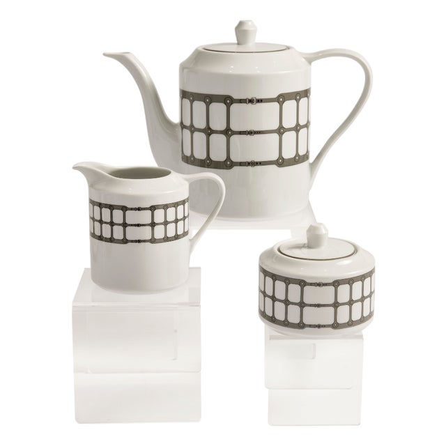 AryanTea & Coffee Service Set of 3 by Nina Magon For Sale